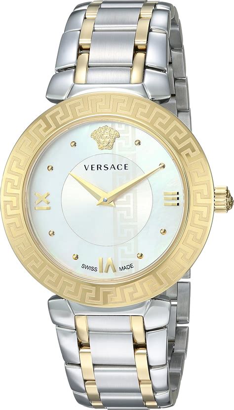 versace 2 tone stainless steele watch|Versace Unisex Swiss Two.